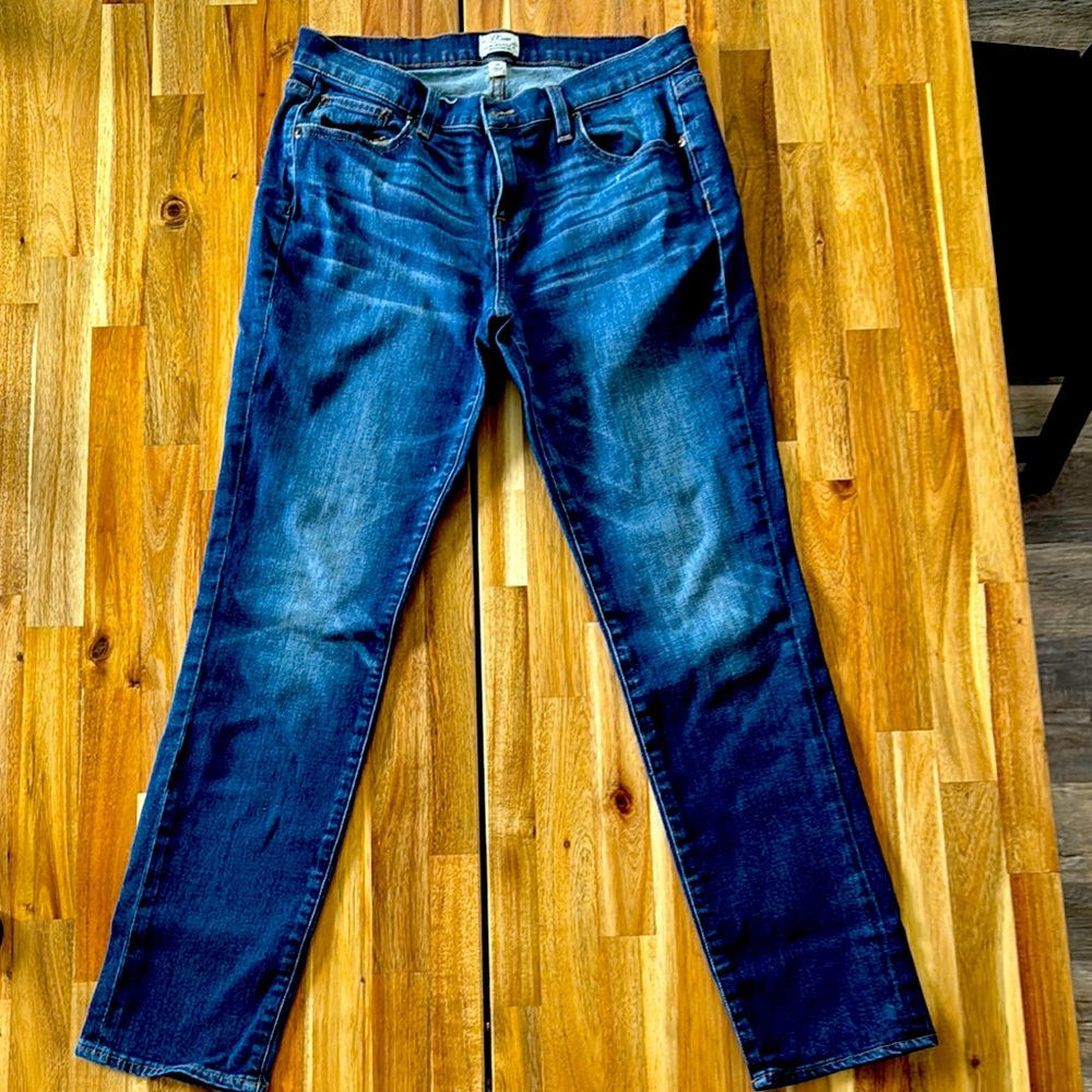 J. Crew Blue Straight Leg Jeans Classic Denim